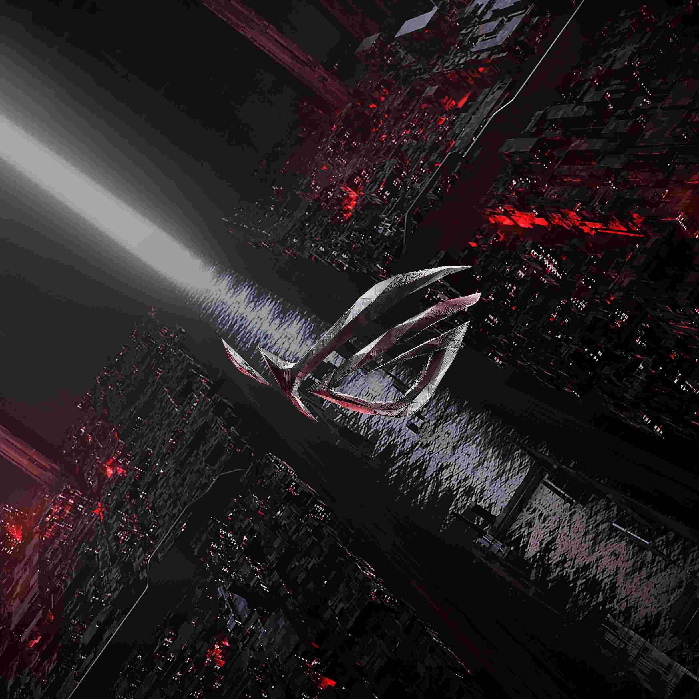   ROG Phone 5s wallpaper in high resolution featuring a sleek gaming phone design with vibrant colors and futuristic elements. The wallpaper showcases the phone's unique aesthetic, perfect for gaming enthusiasts.